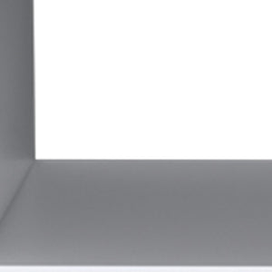 Homeroots 20" White One Drawer Faux Wood Nightstand   526155