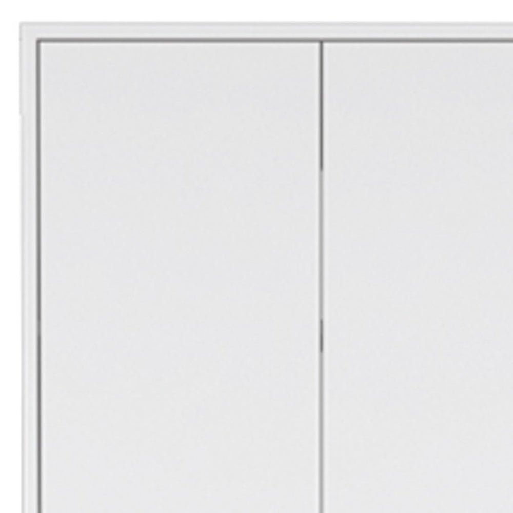 HomeRoots 71" Modern White Pantry Cabinet - Stylish Storage Solution for Kitchens, Laundry, & Tight Spaces 526169