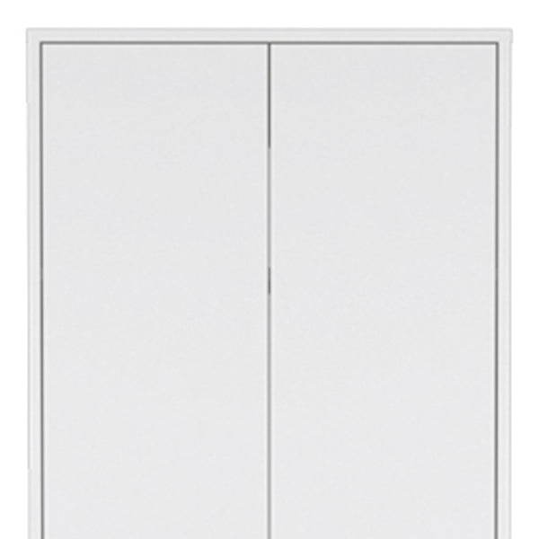HomeRoots 71" Modern White Pantry Cabinet - Stylish Storage Solution for Kitchens, Laundry, & Tight Spaces 526169