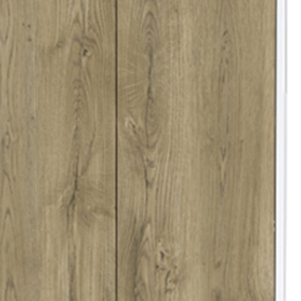 HomeRoots 71" Beige Modern Two-Door Pantry Storage Cabinet - Stylish, Durable, and Perfect for Any Room! 526170