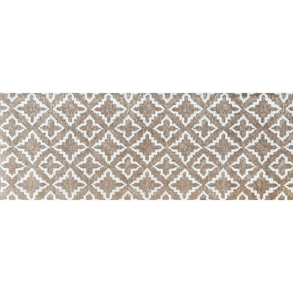 Homeroots 2' X 6' Sand Moroccan Machine Tufted Runner Rug With Uv Protection  Synthetic 526195