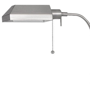 HomeRoots 57" Adjustable Traditional Floor Lamp with Nickel Shade - Elegant Light for Living Spaces & More 526223