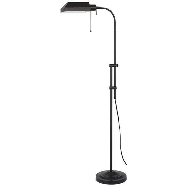 HomeRoots 57" Bronze Metal Floor Lamp with Adjustable Square Shade - Elegant Lighting for Home & Office 526224