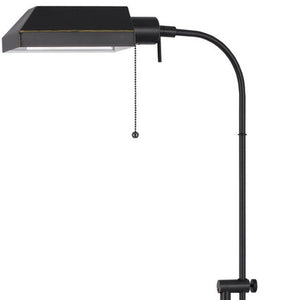 HomeRoots 57" Bronze Metal Floor Lamp with Adjustable Square Shade - Elegant Lighting for Home & Office 526224