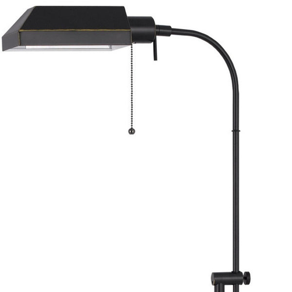 HomeRoots 57" Bronze Metal Floor Lamp with Adjustable Square Shade - Elegant Lighting for Home & Office 526224