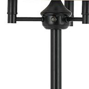 HomeRoots 62" Elegant Bronze Four-Light Floor Lamp with Beige Shade - Perfect for Living Rooms & Bedrooms! 526232