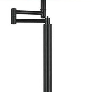 HomeRoots 60" Bronze Swing Arm Floor Lamp with Adjustable Shade for Reading, Modern Elegance, and Versatility 526237