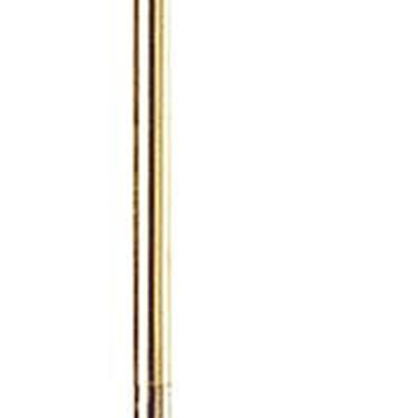 Homeroots 68" Bronze Adjustable Traditional Shaped Floor Lamp With Beige Empire Shade  Metal 526243