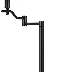 HomeRoots 60" Bronze Swing Arm Floor Lamp – Adjustable Beige Shade for Warmth & Elegant Illumination in Rooms 526251