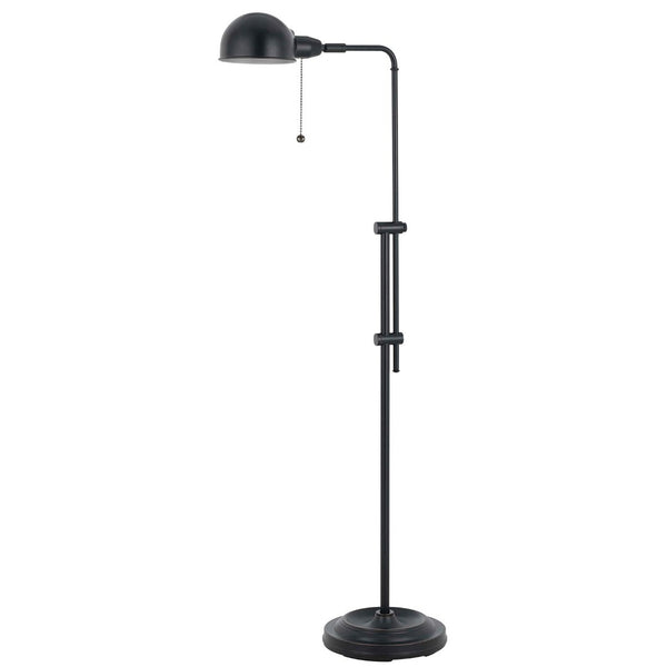 HomeRoots 58" Bronze Adjustable Floor Lamp with Elegant Dome Shade for Classic Home Decor & Ambient Lighting 526255