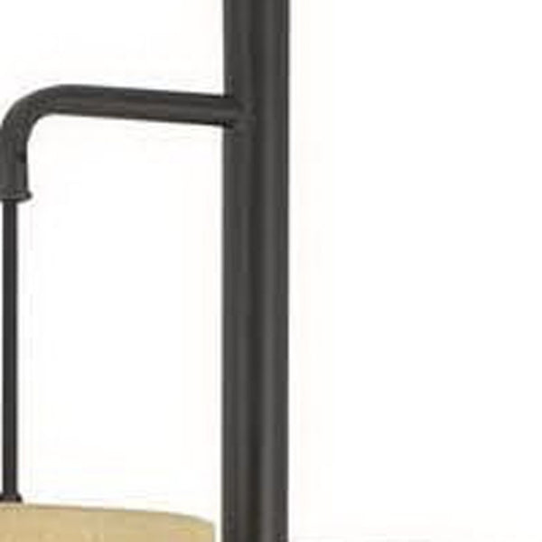 HomeRoots 72" Bronze Three-Light Traditional Floor Lamp with Dimmable Beige Shade for Cozy Ambience 526272