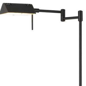 HomeRoots 61" Bronze Adjustable Swing Arm Floor Lamp - Stylish, Versatile Design with Dimming and LED Efficiency 526277