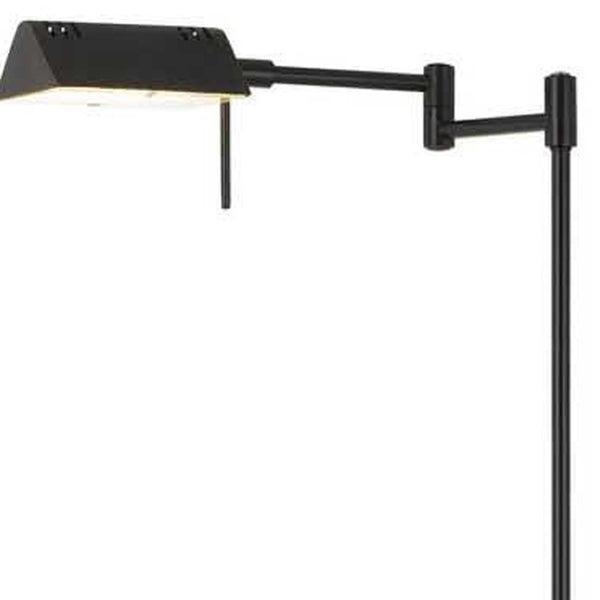 HomeRoots 61" Bronze Adjustable Swing Arm Floor Lamp - Stylish, Versatile Design with Dimming and LED Efficiency 526277