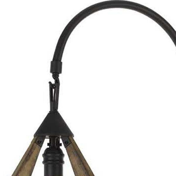HomeRoots 67" Elegant Black Traditional Floor Lamp with Dimmable Lighting, Perfect for Any Room Décor 526278