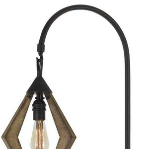HomeRoots 67" Elegant Black Traditional Floor Lamp with Dimmable Lighting, Perfect for Any Room Décor 526278