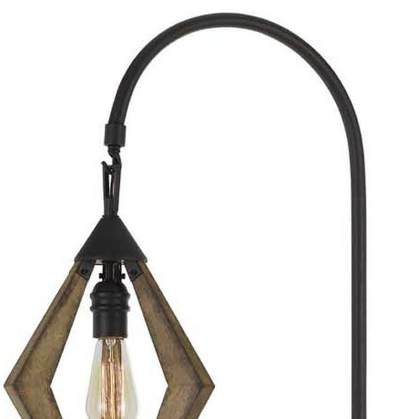 HomeRoots 67" Elegant Black Traditional Floor Lamp with Dimmable Lighting, Perfect for Any Room Décor 526278