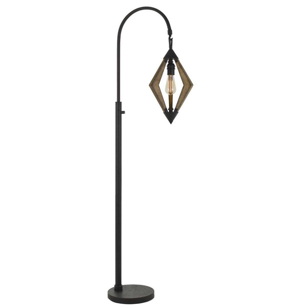 HomeRoots 67" Elegant Black Traditional Floor Lamp with Dimmable Lighting, Perfect for Any Room Décor 526278