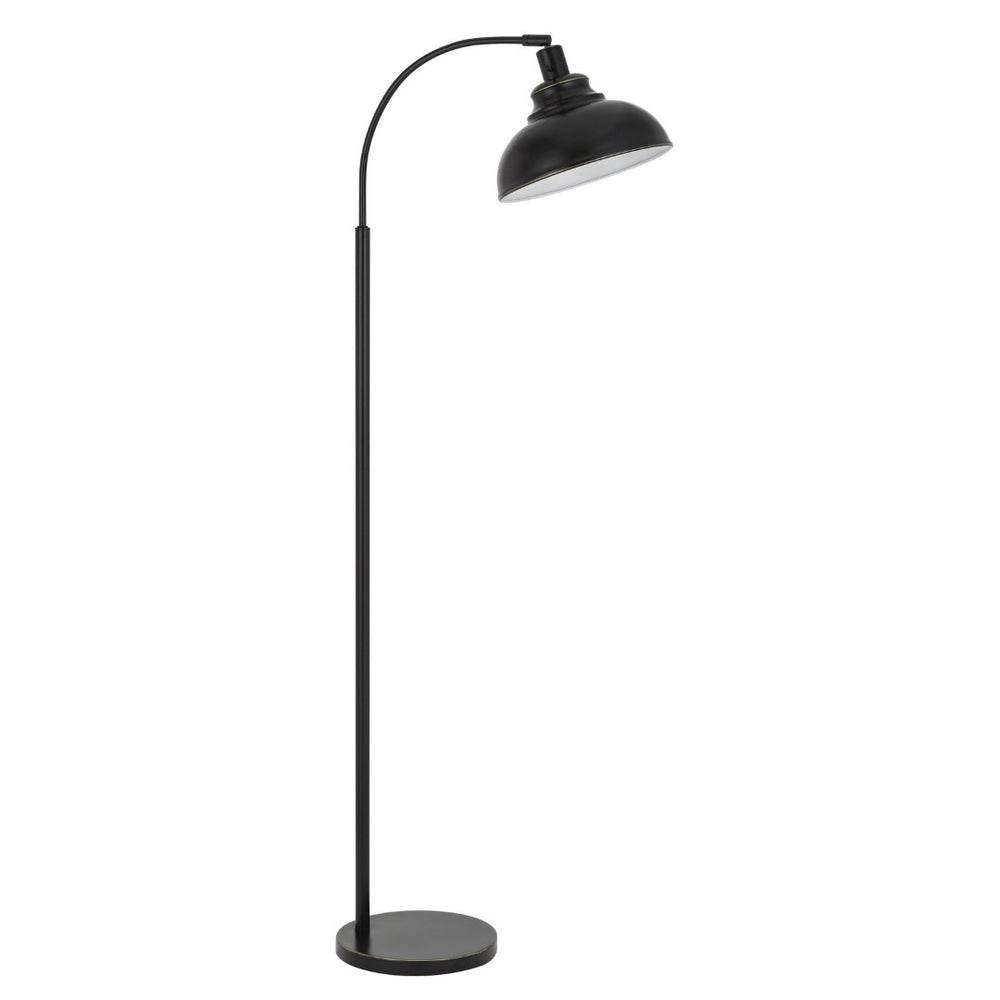 HomeRoots 61" Bronze Traditional Floor Lamp – Elegant Design with Adjustable Shade for Ambient Lighting at Home 526283