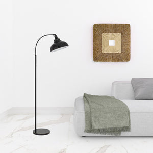 Homeroots 61" Bronze Traditional Shaped Floor Lamp  Metal 526283