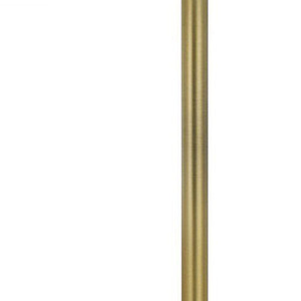 HomeRoots 62" Versatile Tray Table Floor Lamp with USB Port and Chic White Drum Shade for Modern Interiors 526288