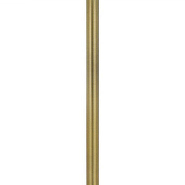HomeRoots 62" Versatile Tray Table Floor Lamp with USB Port and Chic White Drum Shade for Modern Interiors 526288