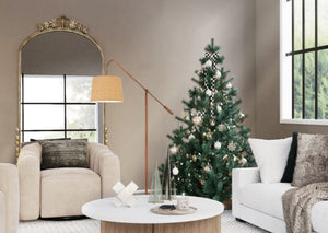 HomeRoots 68" Adjustable Vintage Floor Lamp with Rust Fabric Drum Shade for Cozy Ambiance in Any Room 526300