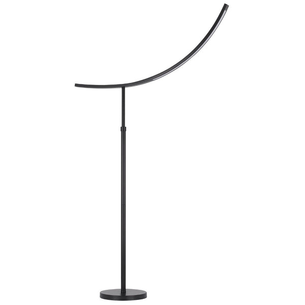 HomeRoots 74" Bronze Adjustable LED Floor Lamp - Classic Design with Energy-Efficient Illumination for Any Room 526305