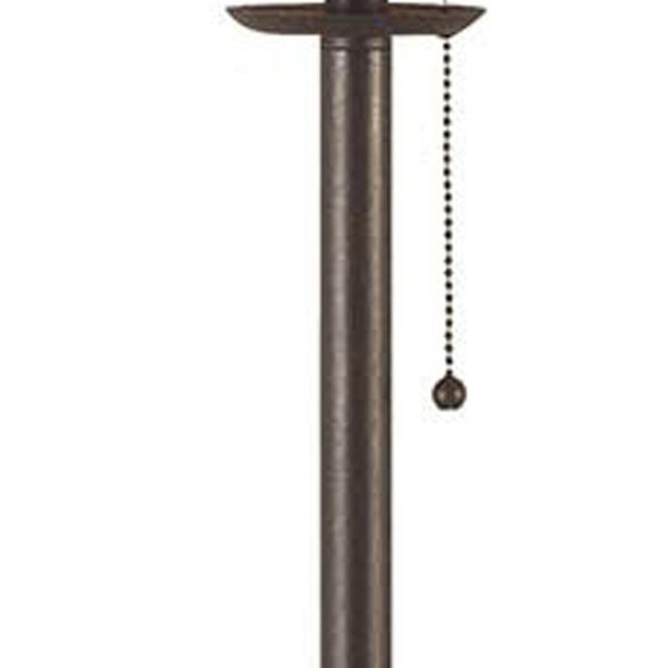 HomeRoots 57" Black Traditional Floor Lamp with Elegant White Shade – Perfect for Living Rooms & Offices 526340