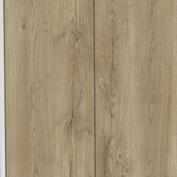 HomeRoots Set of Two Modern Oak and White Kitchen Island & Pantry Cabinet - Stylish Storage & Versatile Design 526343