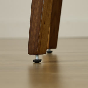 Homeroots Black And Brown Upholstered Faux Leather Curved Back Dining Side Chair  Wood 526379