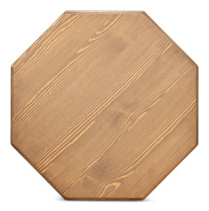 Sarreid Brogan Side Table With Old Pine Finish And Dentil Molding - Rustic Charm For Your Home Décor Green  52656