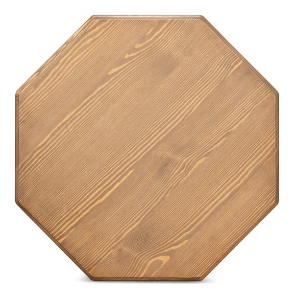 Sarreid Brogan Side Table With Old Pine Finish And Dentil Molding - Rustic Charm For Your Home Décor Green  52656