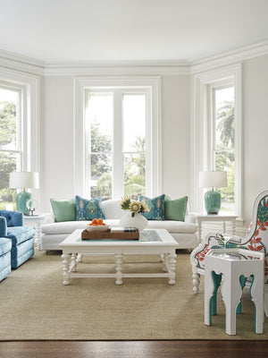 Lexington Barclay Butera Athos Sofa With Luxurious Down Cushions And Elegant Pewter Casters For Timeless Living Style   5265-33p-40