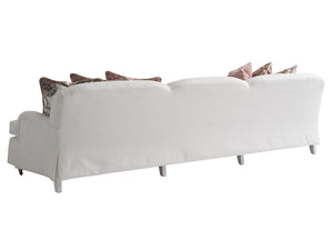 Lexington Barclay Butera Athos Sofa With Luxurious Down Cushions And Elegant Pewter Casters For Timeless Living Style   5265-34p-40