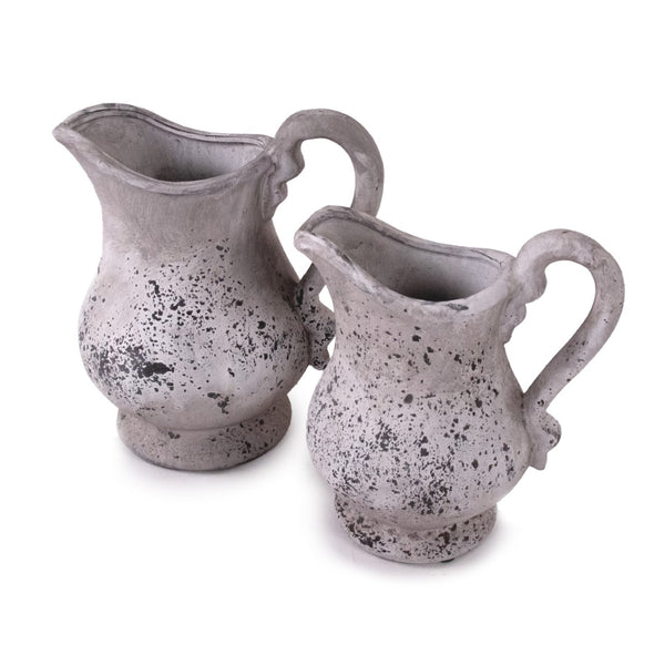 Distressed Grey Wash Pitcher (5268M A344) Zentique