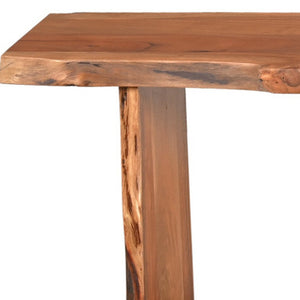 Homeroots 85" Natural Solid Wood Dining Bench  Solid Wood 526877