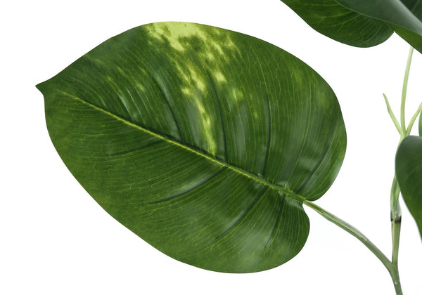 English Elm Artificial Dieffenbachia Tree, 54" Tall Faux Plant For Indoor Decor, Realistic Touch, Black Pot B2710P220032