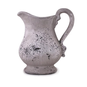 Distressed Grey Wash Pitcher (5268L A344) Zentique