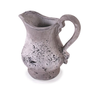 Distressed Grey Wash Pitcher (5268L A344) Zentique