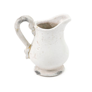 Distressed White Pitcher (5268M) Zentique
