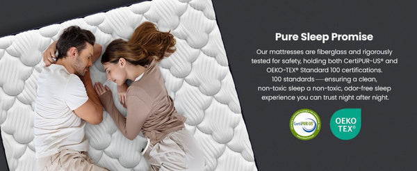 English Elm Rresta Full Hybrid Mattress 7 Layer Pocketed Coil 5 Zone Support Certipur Certified B2716P440585