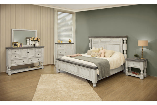 Homeroots 27" Ivory One Drawer Nightstand   527053