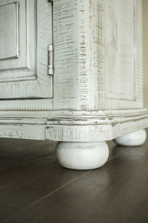 Homeroots 27" Ivory One Drawer Nightstand   527056