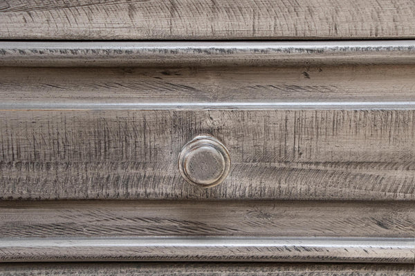 Homeroots 32" Gray Three Drawer Nightstand   527061