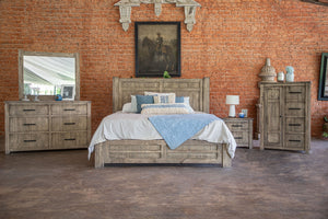 Homeroots 25" Brown Two Drawer Nightstand   527072