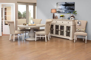 HomeRoots 74" Ivory Distressed Credenza - Elegant Storage Solution for Entryways, Living Rooms & More! 527085