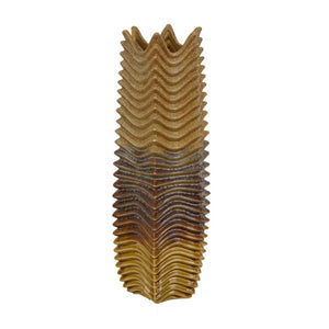 English Elm Decorative Tall Ceramic Vase Earthy Glazed Texture for Modern Transitional Shelves B056P417009
