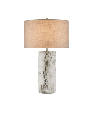 Faux Birch Table Lamp