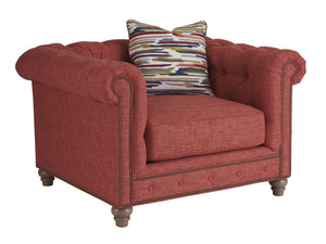 Lexington Barclay Butera Carmen Chair - Exquisite Upholstered Seating With Tufted Back And Luxurious Down Cushions For Elegance   5273-11-40