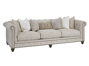 Lexington Barclay Butera Carmen Sofa - Luxurious Upholstered Seating With Tufted Back And Artisan Craftsmanship For Elegance   5273-33-40